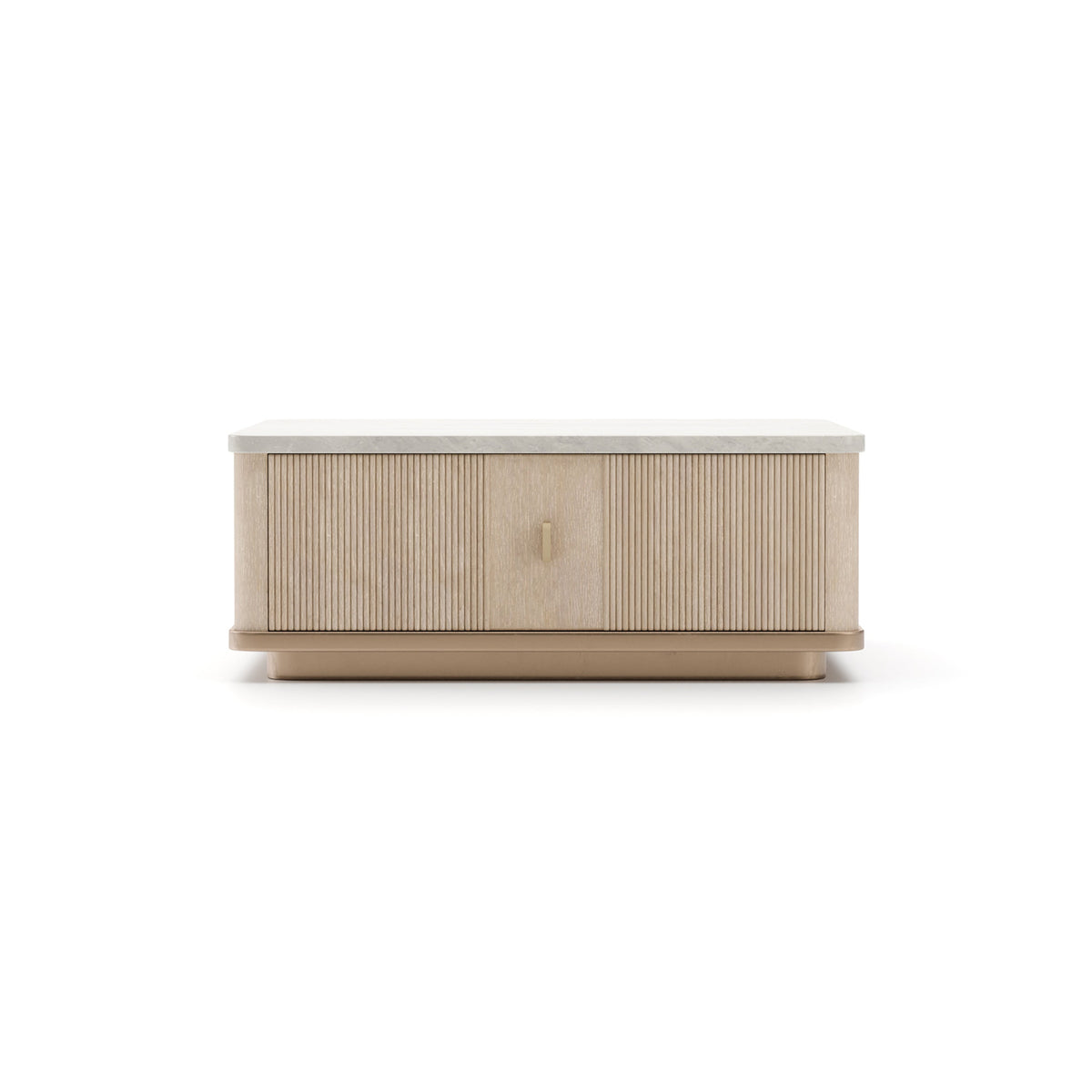 Caracole Rhythm Square Cocktail Table – front view – Lusso Furniture Miami