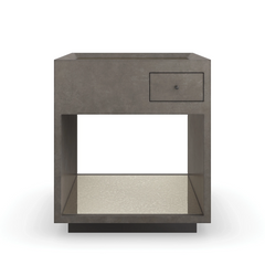 Caracole Dark Matter End Table – front view – Lusso Furniture Miami