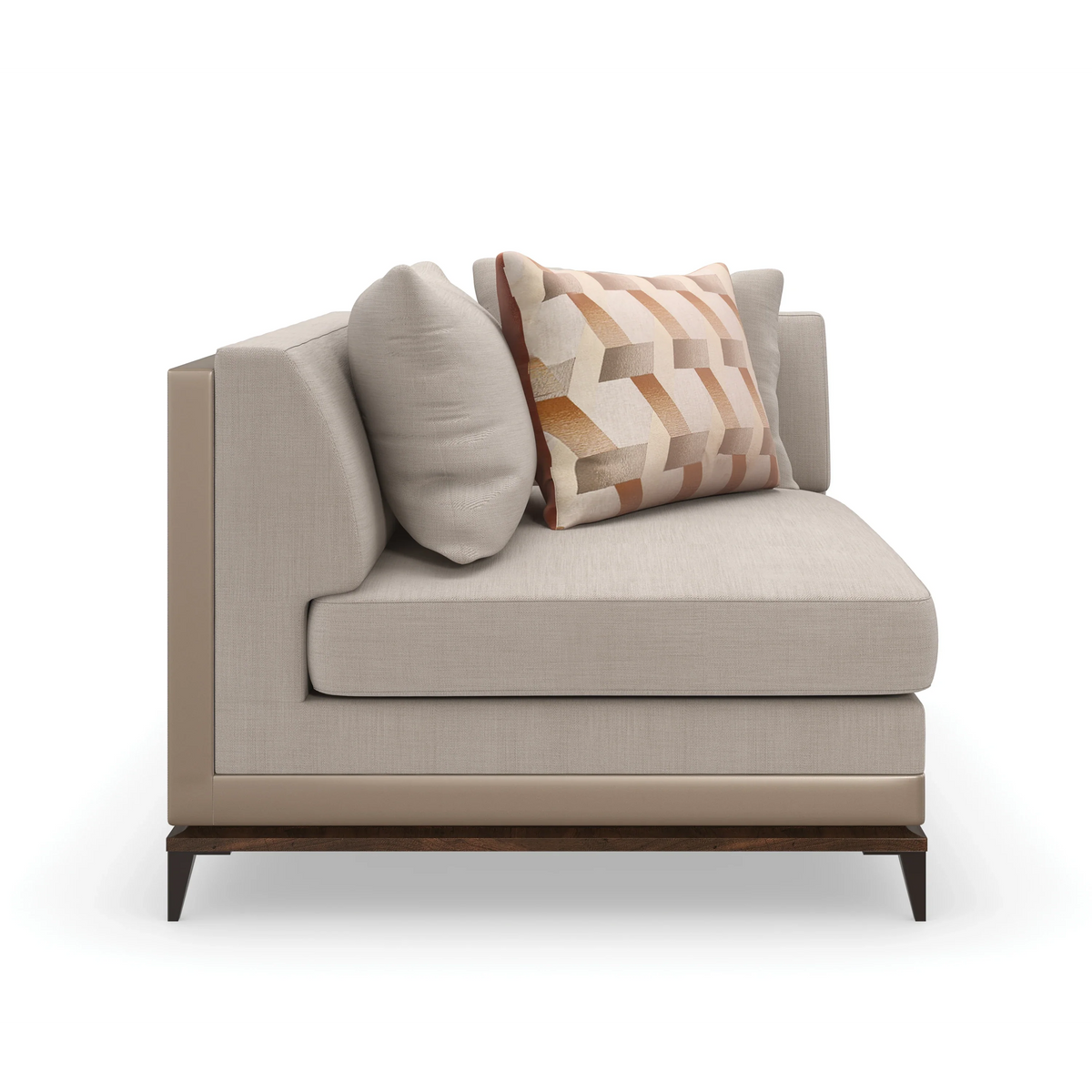 Caracole Archipelago Loveseat – close-up – Lusso Furniture Miami
