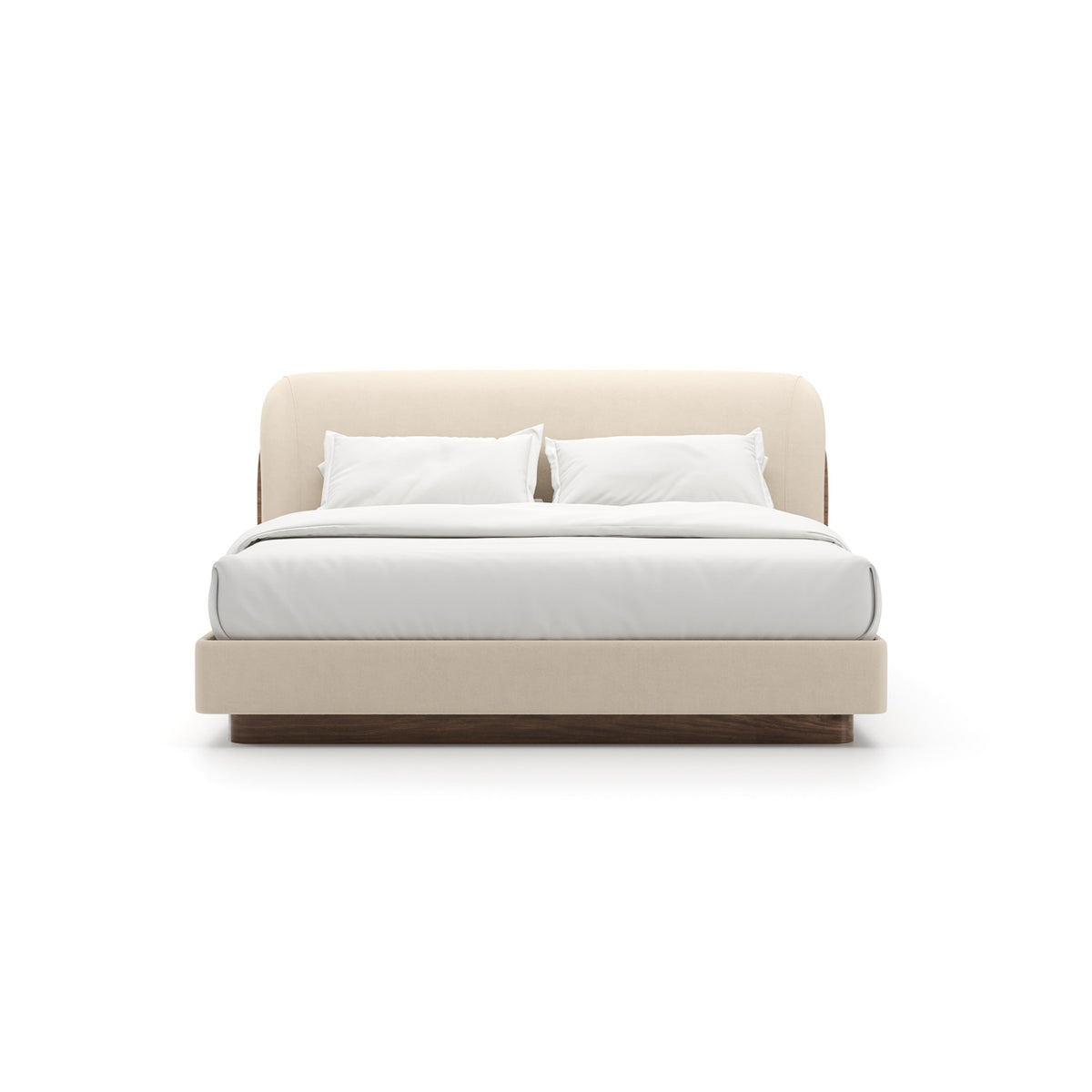 Caracole Fleur Bed – front view – Lusso Furniture Miami