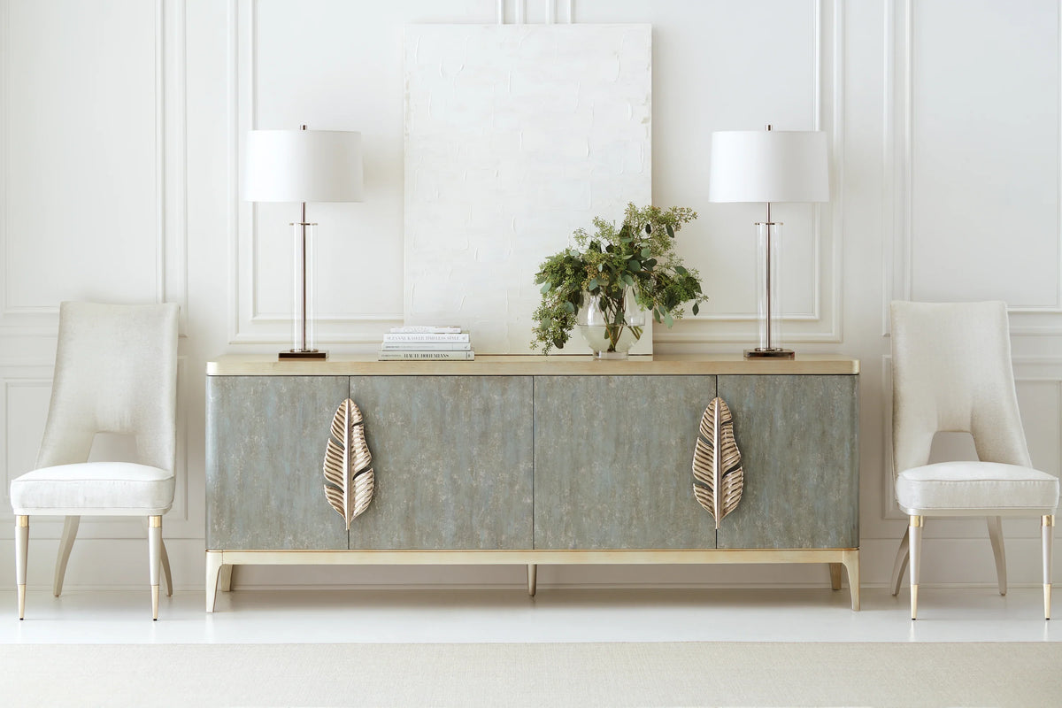 Caracole Waterside Console – angle view – Lusso Furniture Miami