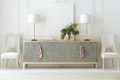 Caracole Waterside Console – angle view – Lusso Furniture Miami