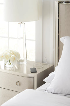 Caracole Perfect Match Nightstand – side view – Lusso Furniture Miami