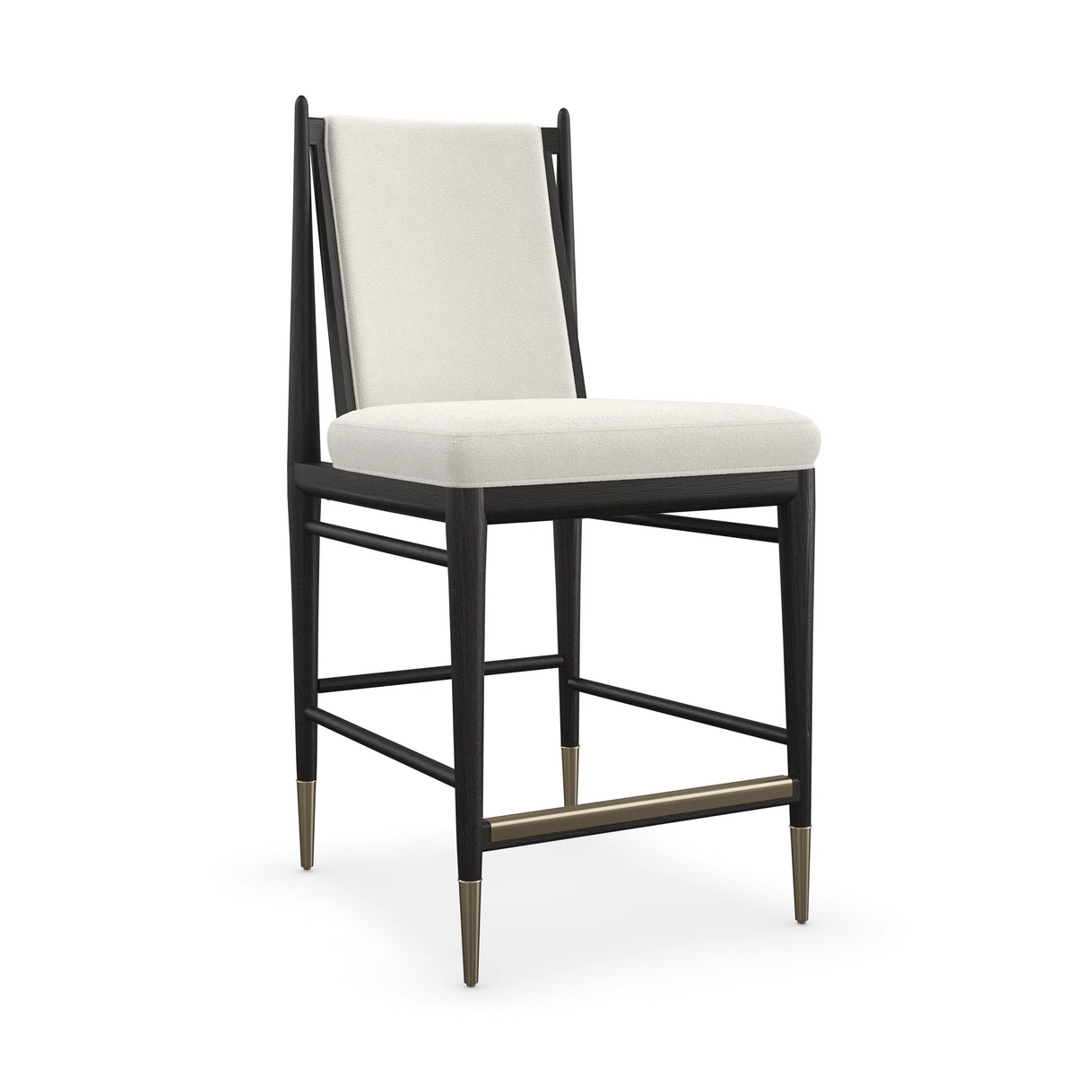 Caracole Unity Counter Stool – back view – Lusso Furniture Miami