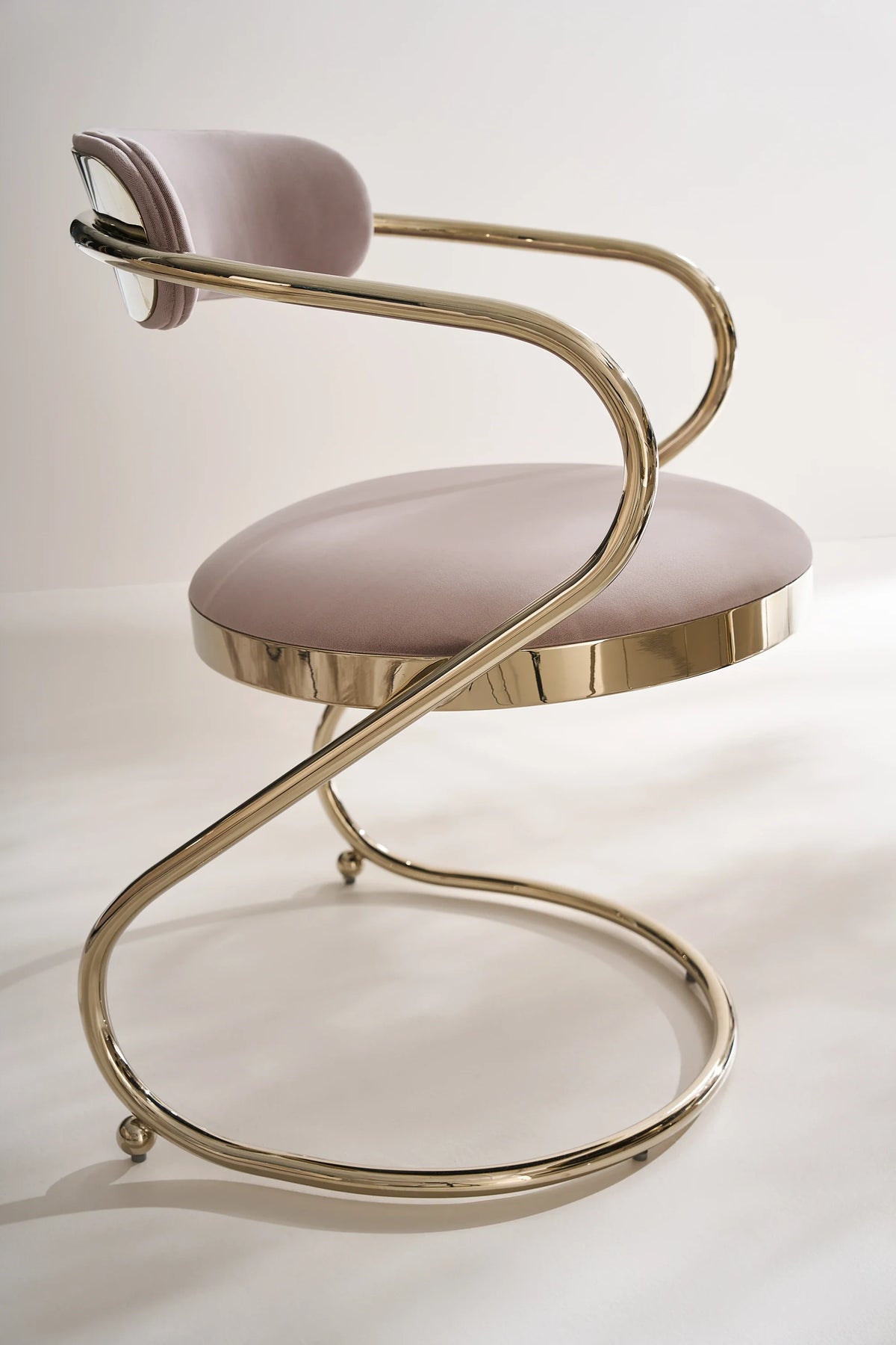 Caracole Retrospect Dining Chair – close-up – Lusso Furniture Miami