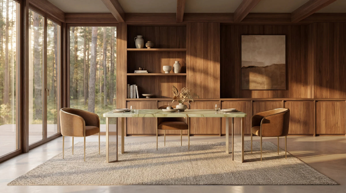 Caracole Naturalist Dining Table – back view – Lusso Furniture Miami