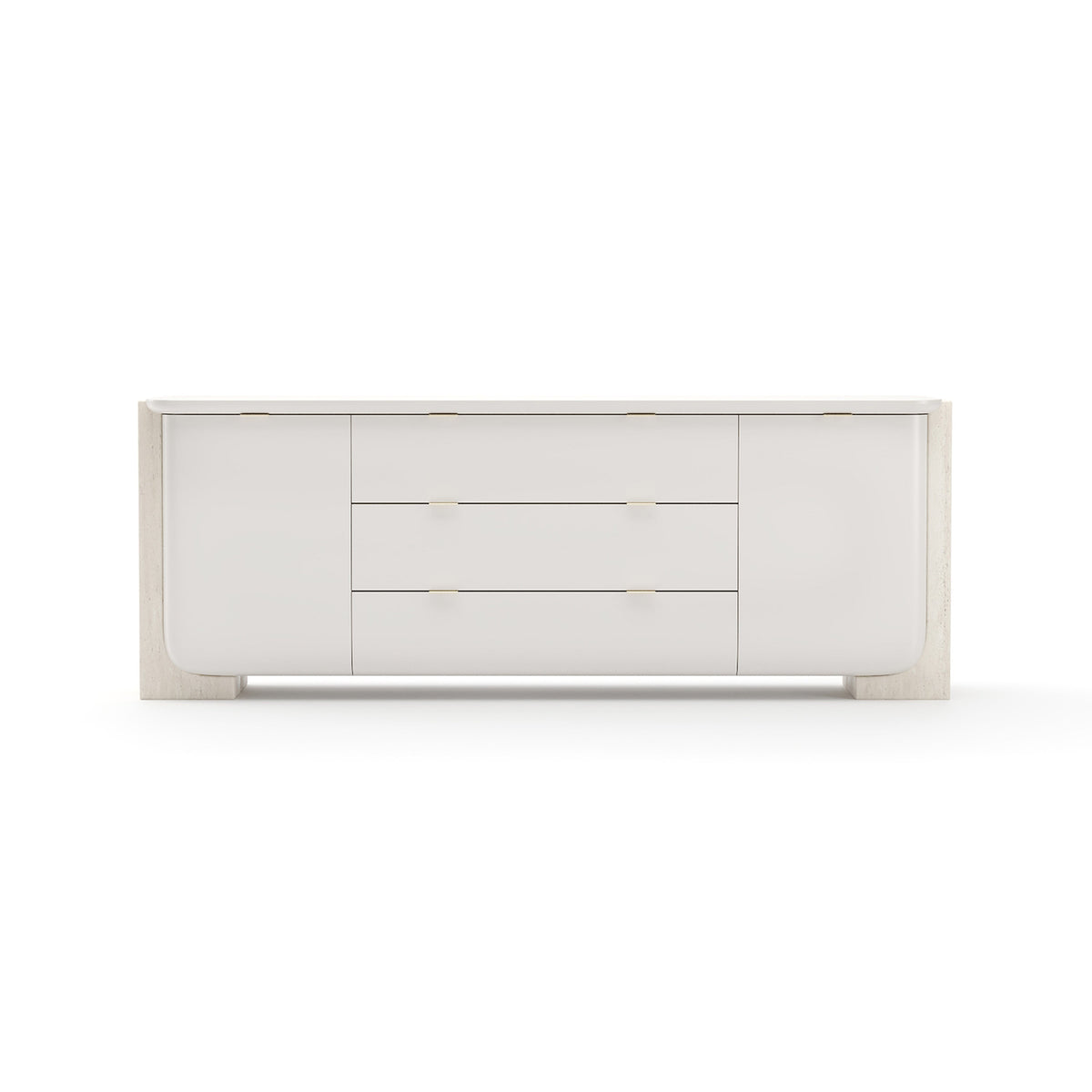 Caracole Overlap Sideboard – front view – Lusso Furniture Miami