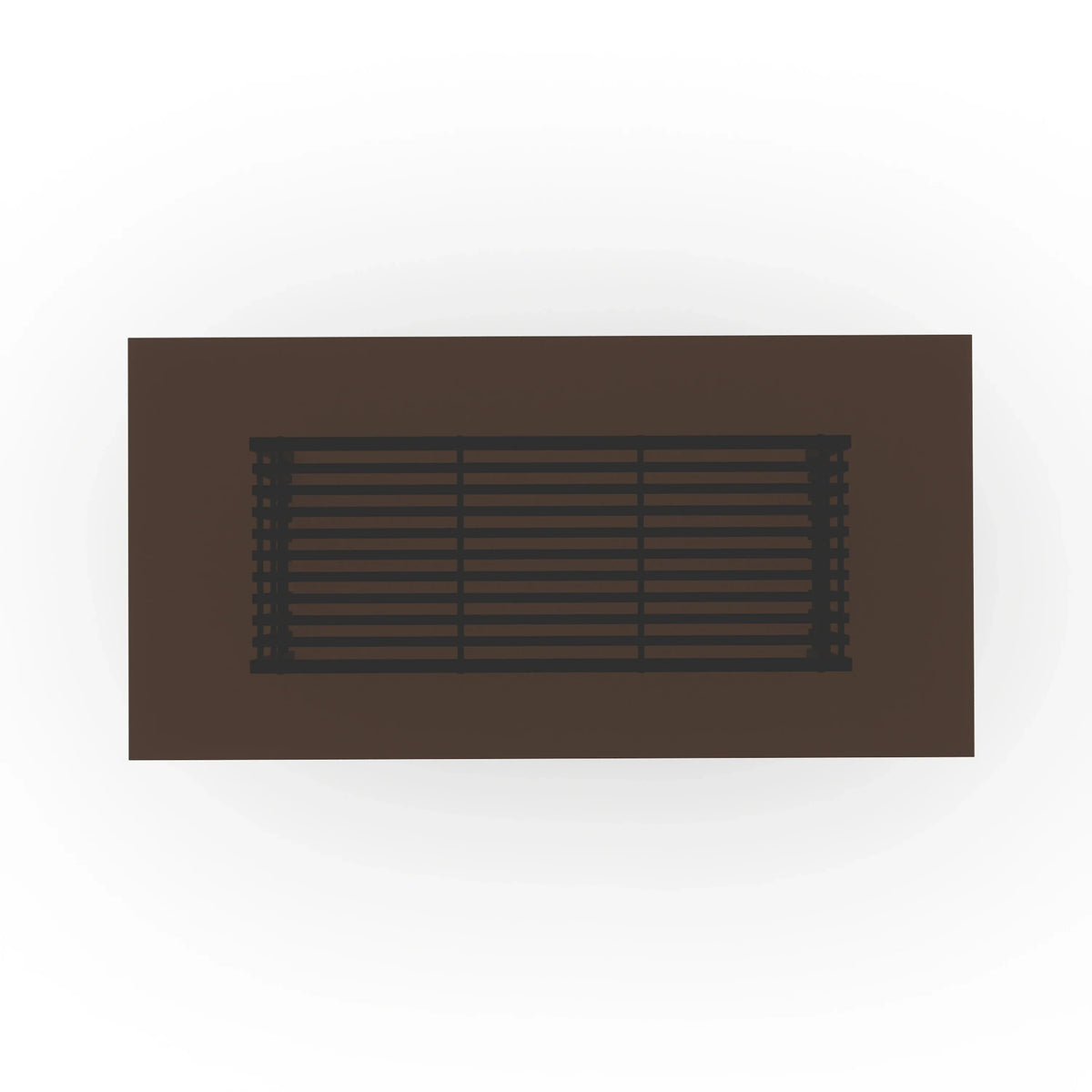 Caracole Pinstripe Dark Dining Table – side view – Lusso Furniture Miami