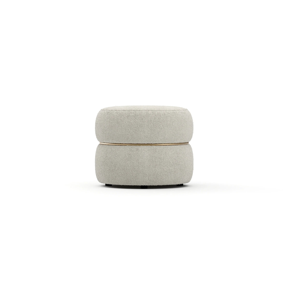 Caracole Smoosh Pouf – detail – Lusso Furniture Miami