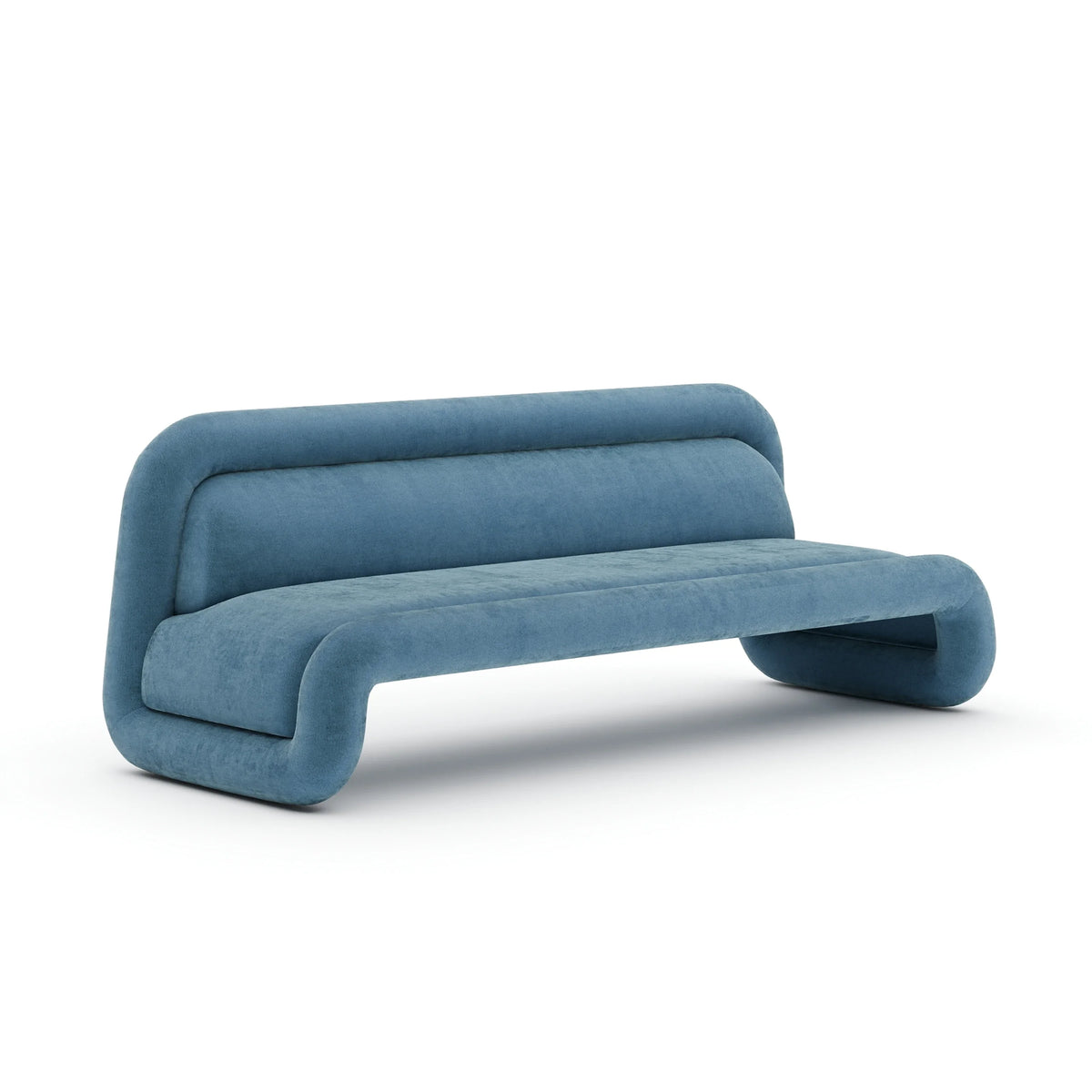 Caracole Bellini Bold Sofa – angle view – Lusso Furniture Miami