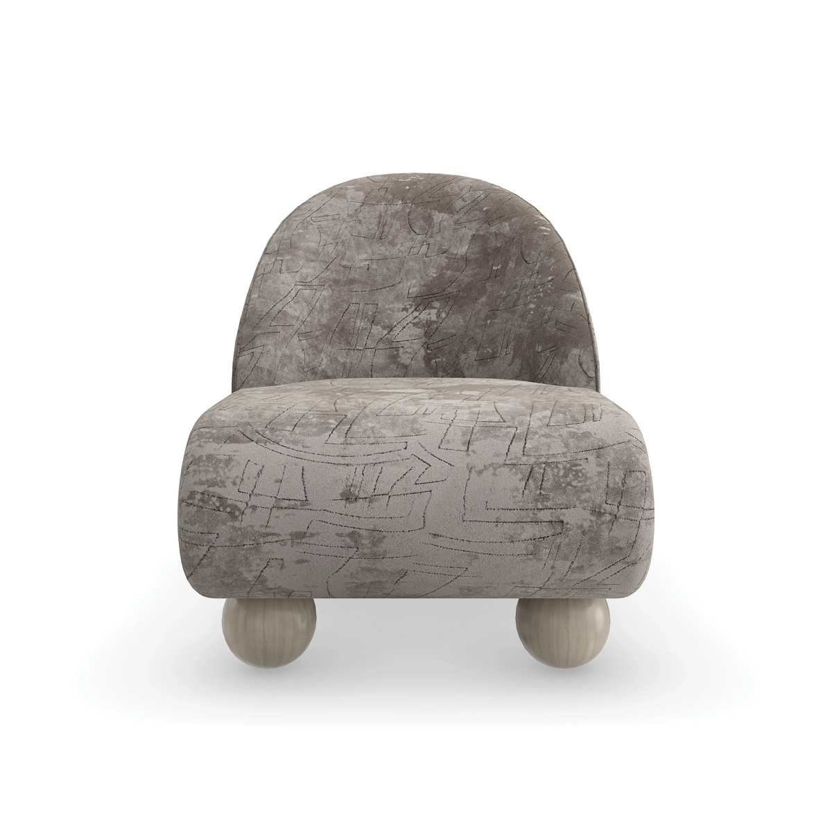 Caracole Bora Bora Chair – front view – Lusso Furniture Miami