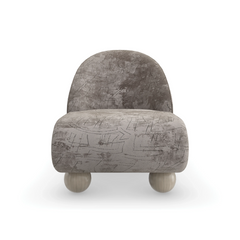 Caracole Bora Bora Chair – front view – Lusso Furniture Miami
