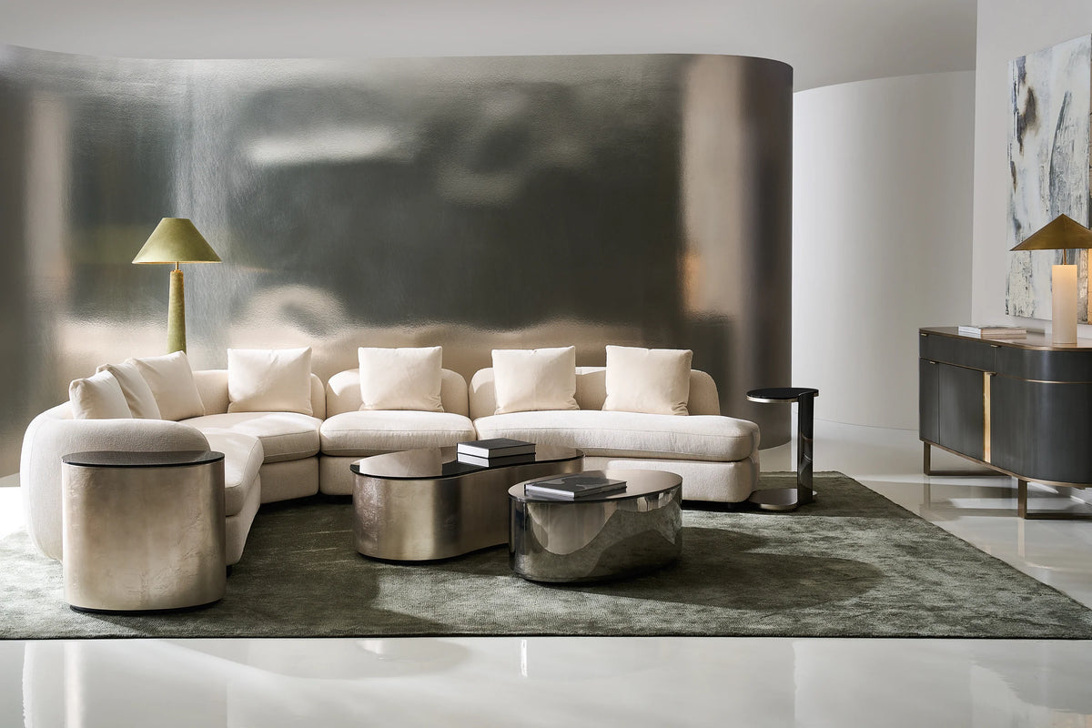 Caracole Amalie Side Table – angle view – Lusso Furniture Miami