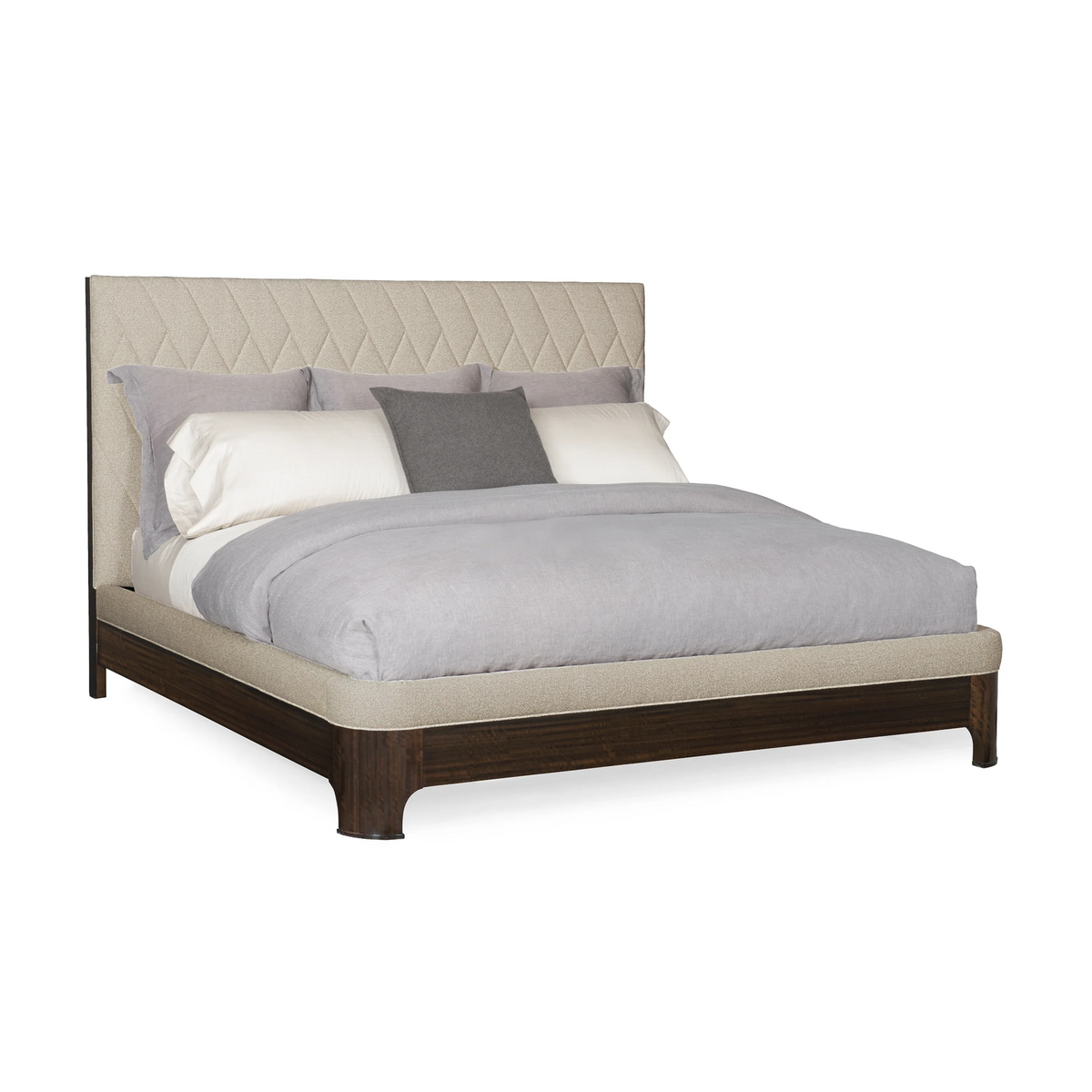 Caracole Moderne Queen Bed – front view – Lusso Furniture Miami