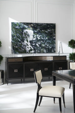 Caracole First Chair – side view – Lusso Furniture Miami