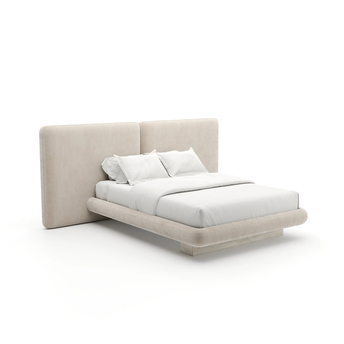 Caracole Overlap Bed – back view – Lusso Furniture Miami