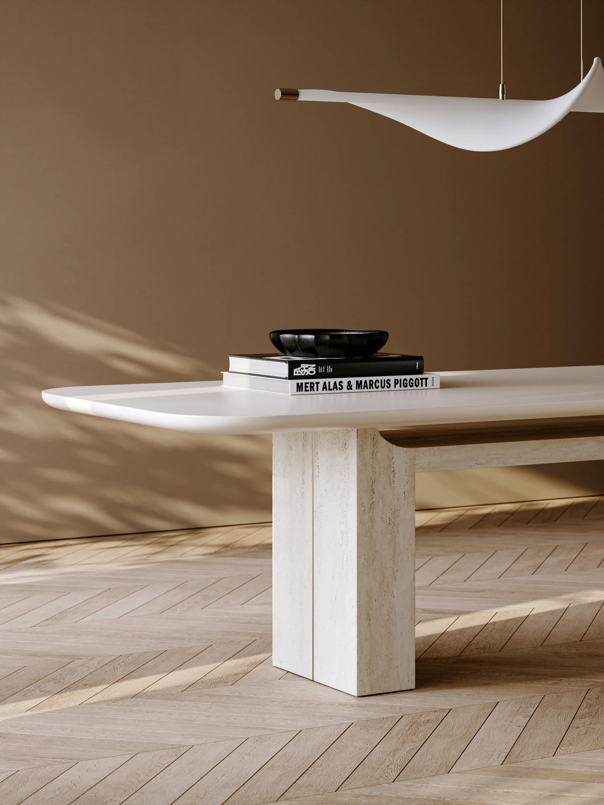 Caracole Overlap Dining Table – view 13 – Lusso Furniture Miami