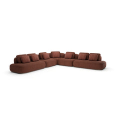 Caracole Sasso Saffron XL Sectional – angle view – Lusso Furniture Miami