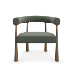 Caracole Bali Accent Chair – front view – Lusso Furniture Miami