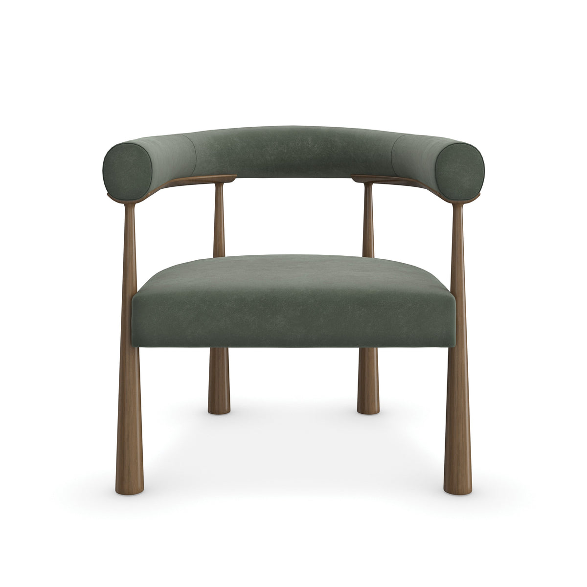 Caracole Bali Accent Chair – front view – Lusso Furniture Miami