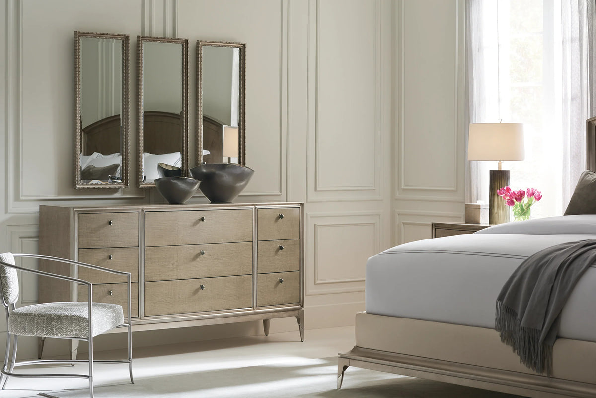 Caracole Made To Shine Dresser – angle view – Lusso Furniture Miami