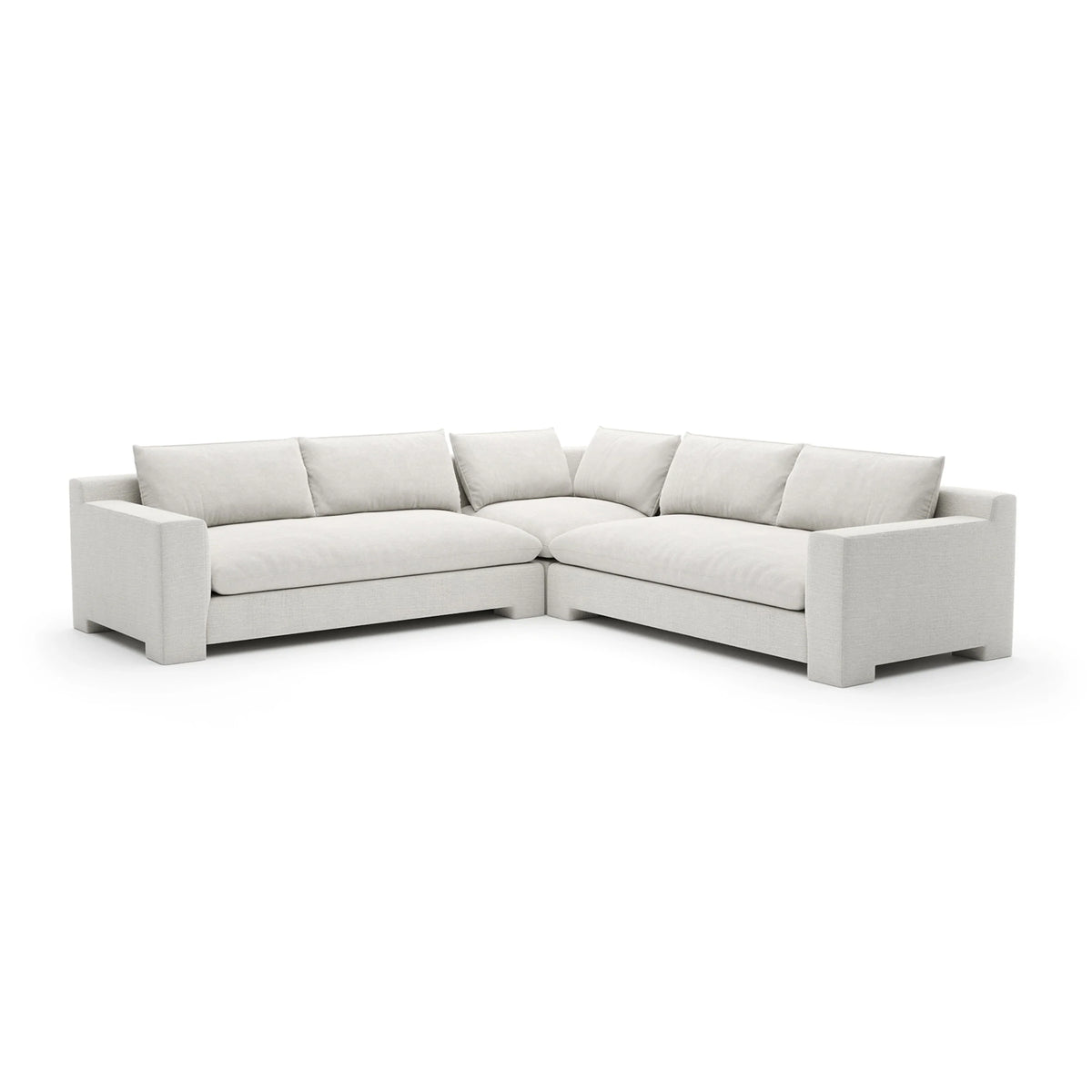 Caracole Devon Sectional – side view – Lusso Furniture Miami