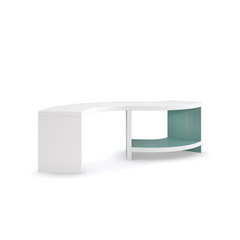 Caracole Over Flow Cocktail Table – side view – Lusso Furniture Miami