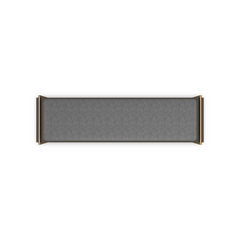 Caracole Slim Line Bench – detail – Lusso Furniture Miami