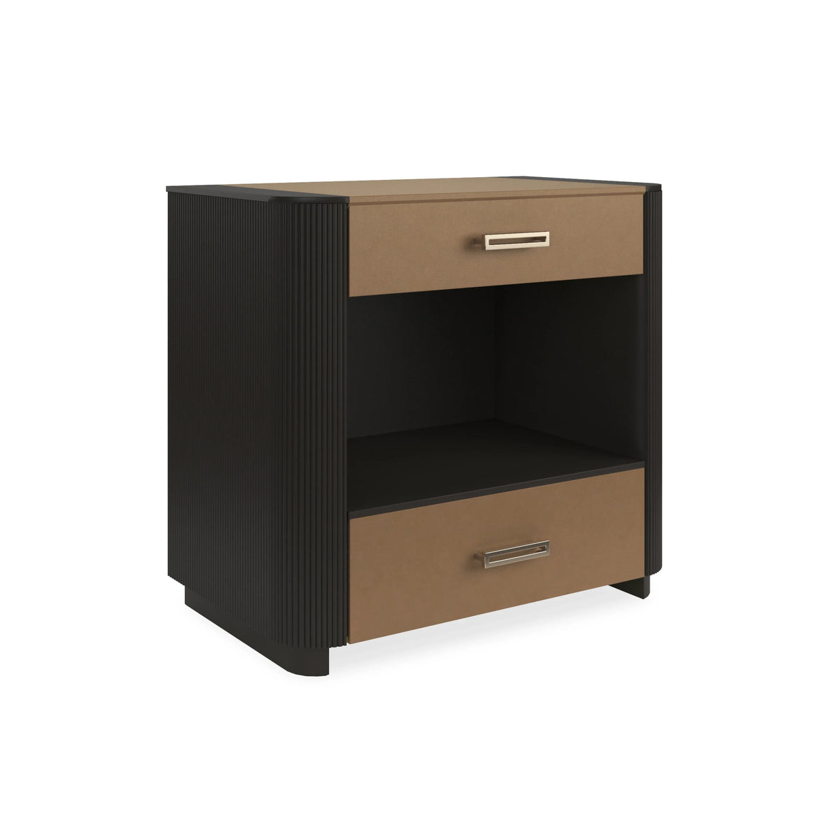 Caracole Love Open Nightstand – room setting – Lusso Furniture Miami