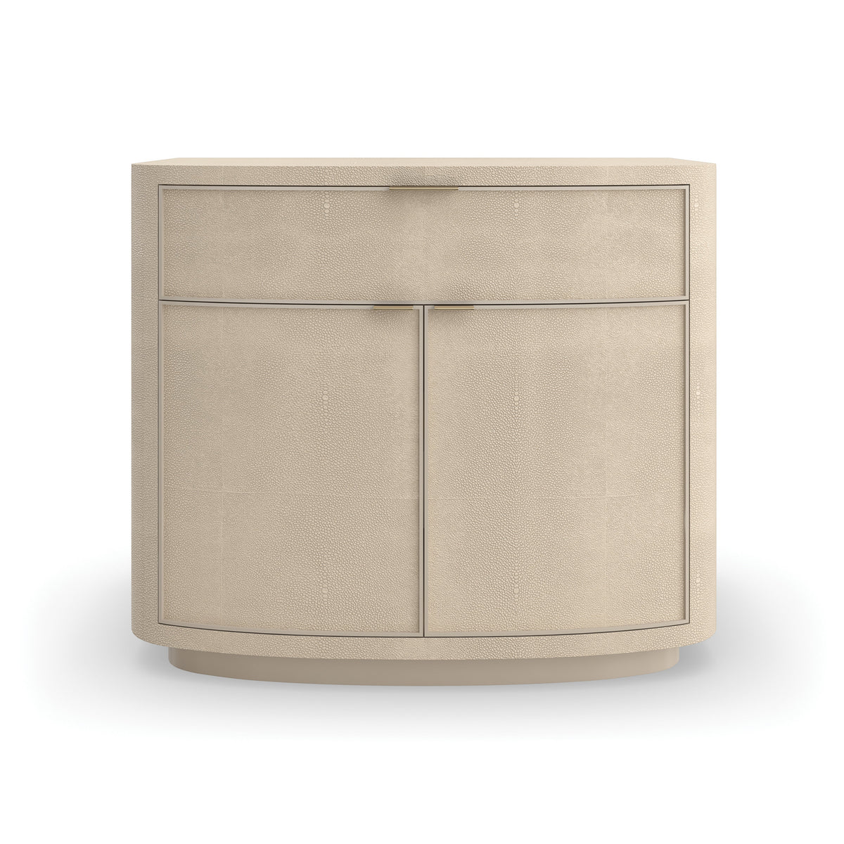 Caracole Simply Perfect Nightstand – front view – Lusso Furniture Miami
