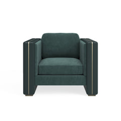 Caracole Gelee Accent Chair – front view – Lusso Furniture Miami