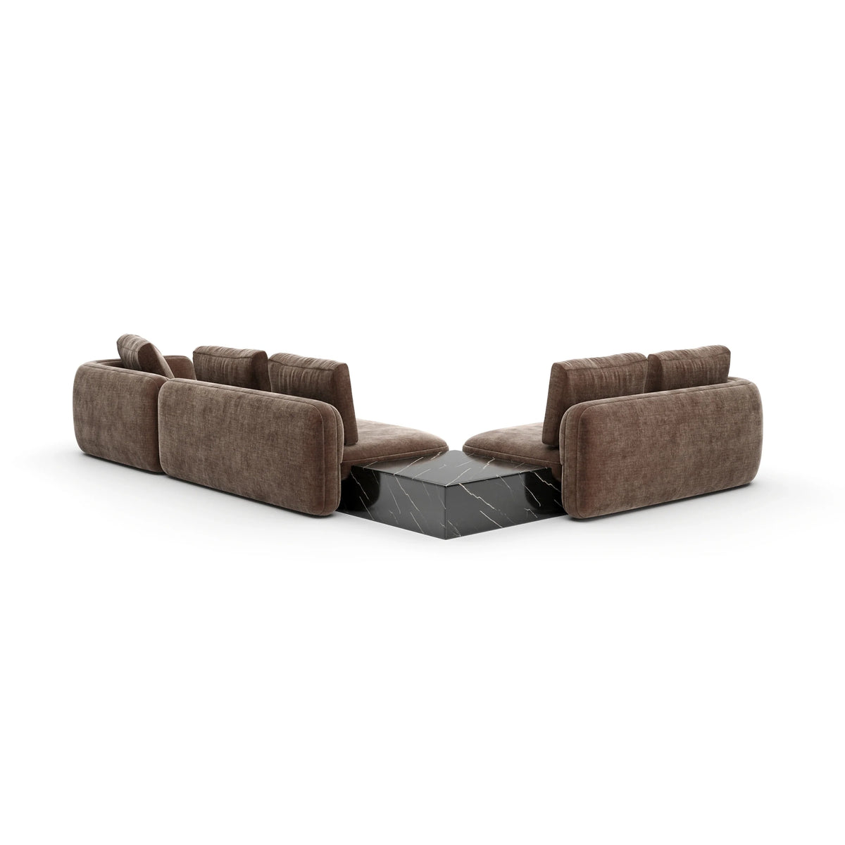 Caracole Overlap Sectional – view 76 – Lusso Furniture Miami