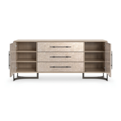 Caracole Foiled Again Buffet – close-up – Lusso Furniture Miami