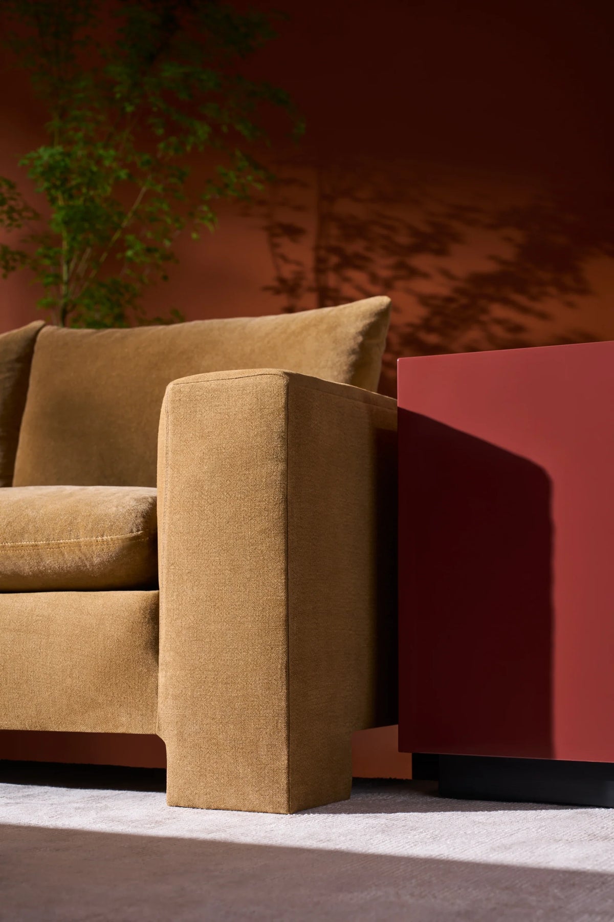 Caracole Devon 98 Sofa – side view – Lusso Furniture Miami