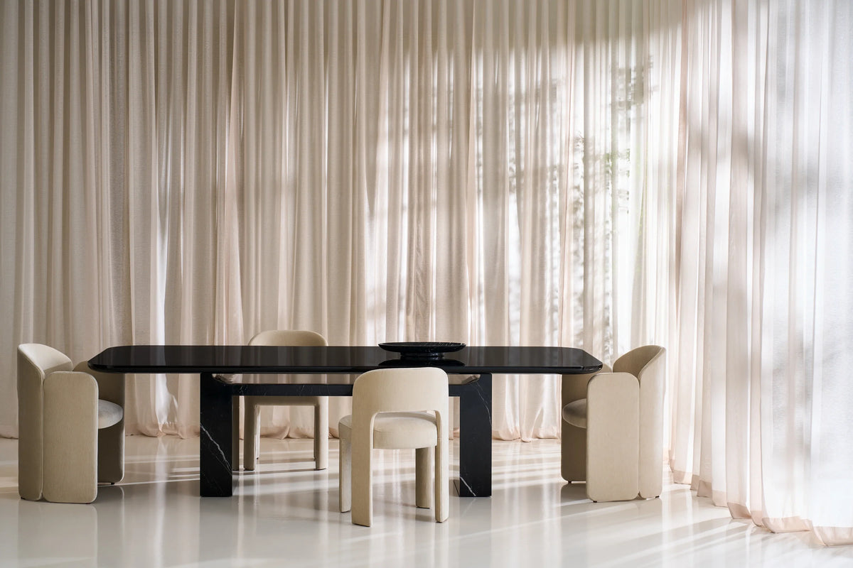 Caracole Overlap Side Chair – angle view – Lusso Furniture Miami
