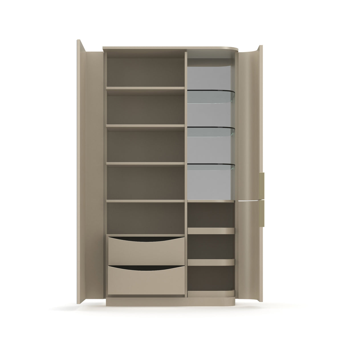Caracole Oblique Armoire – close-up – Lusso Furniture Miami