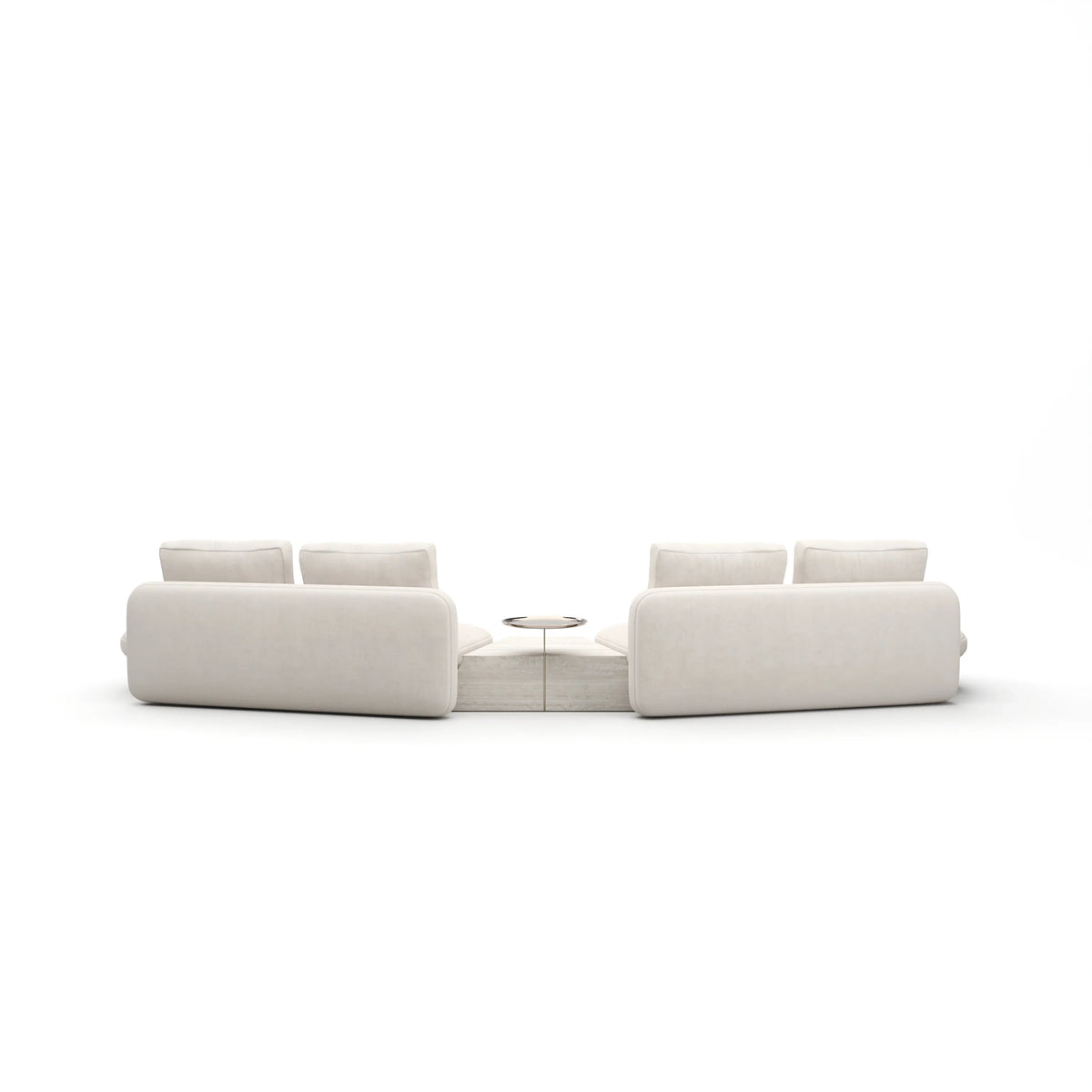 Caracole Overlap Sectional – view 92 – Lusso Furniture Miami