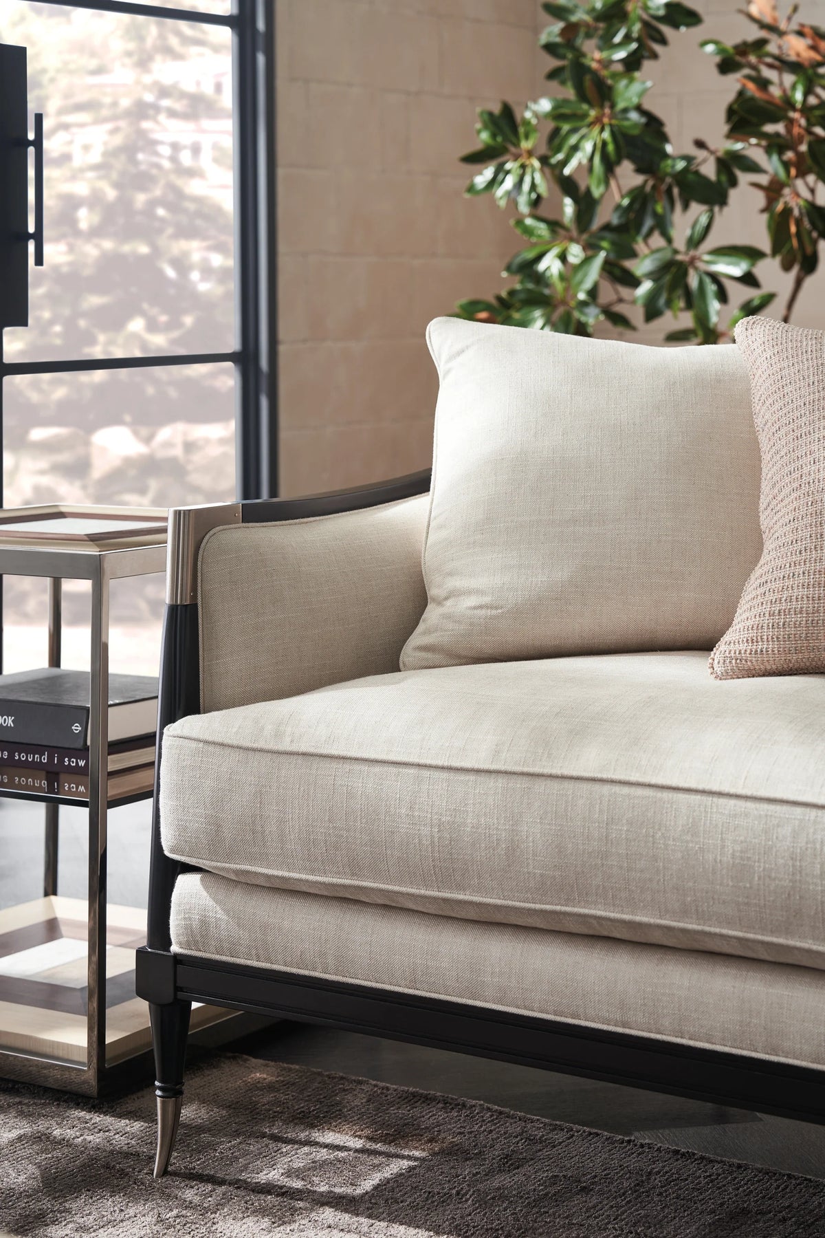 Caracole Splash of Flash Sofa – side view – Lusso Furniture Miami