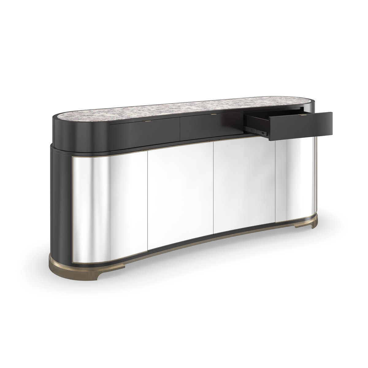 Caracole Glace Sideboard – top view – Lusso Furniture Miami