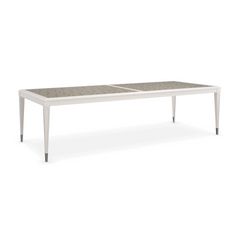 Caracole Lattice Gather Dining Table – room setting – Lusso Furniture Miami