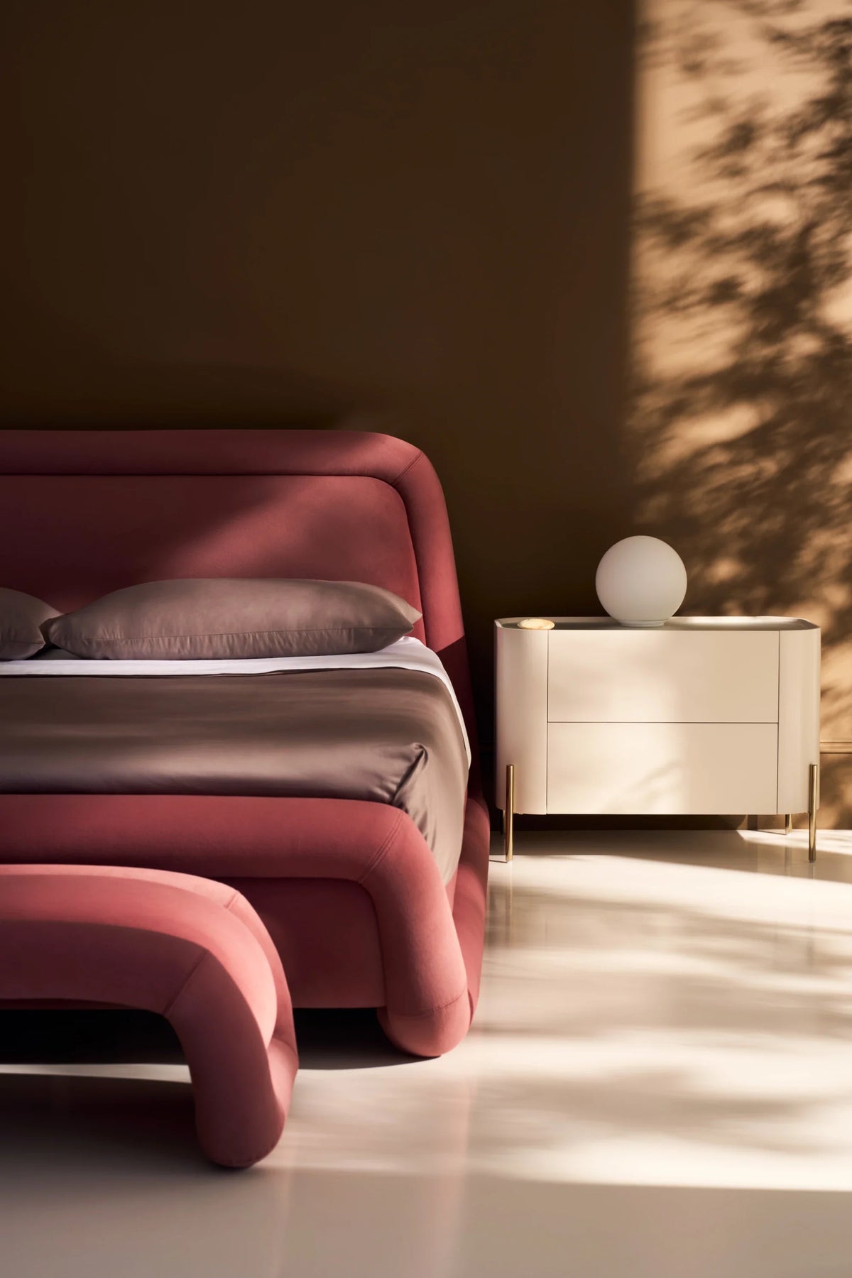 Caracole Bold Bed – room setting – Lusso Furniture Miami