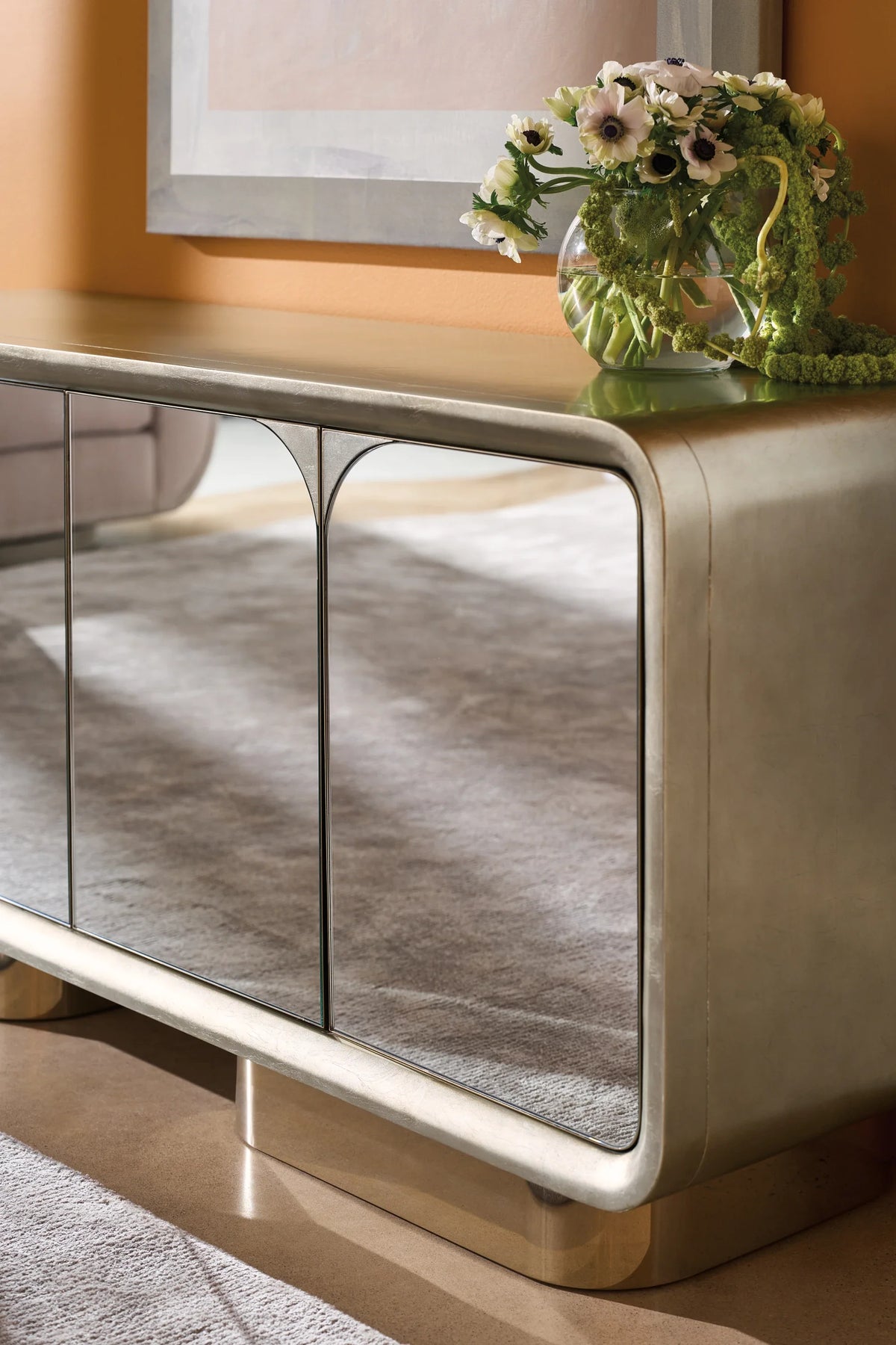Caracole Aero Sideboard – room setting – Lusso Furniture Miami