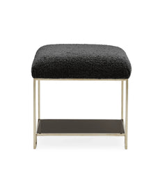 Caracole Thoroughly Modern Ottoman – angle view – Lusso Furniture Miami