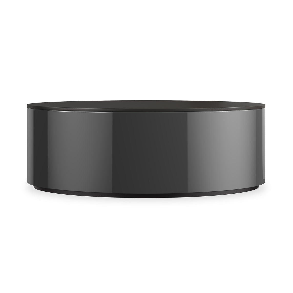 Caracole Adele Oval Cocktail Table – front view – Lusso Furniture Miami