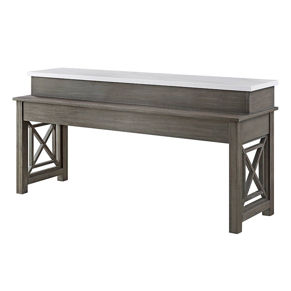 ACME Wandella Counter Height Table Set – alternate view – Lusso Furniture Miami