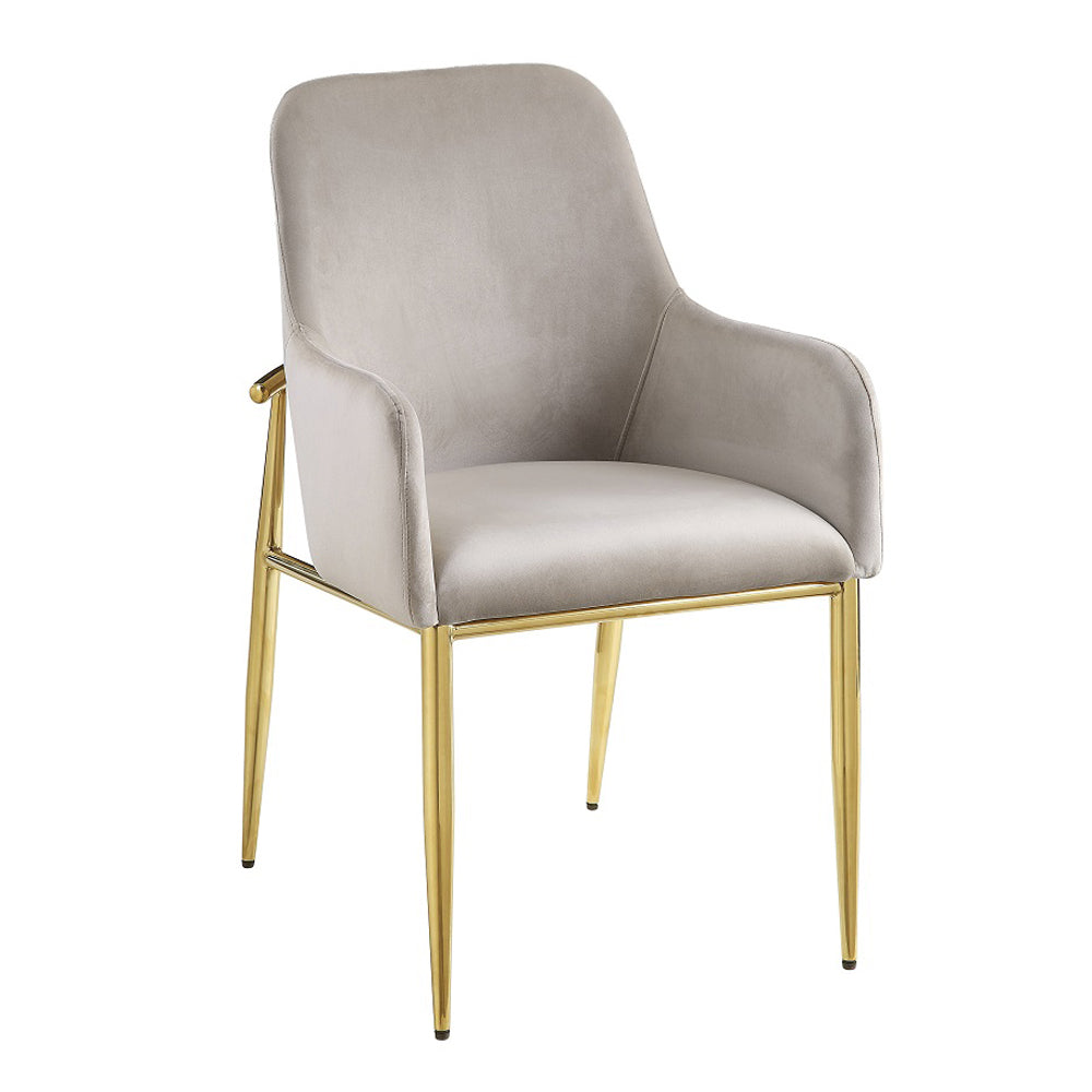 ACME Barnard Side Chair Set of 2 – angle view – Lusso Furniture Miami