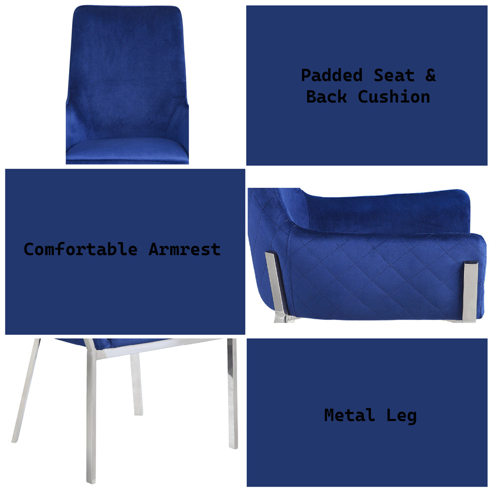 ACME Cambrie Side Chair Set of 2 – room setting – Lusso Furniture Miami