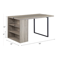 ACME Patwin Dining Table – top view – Lusso Furniture Miami