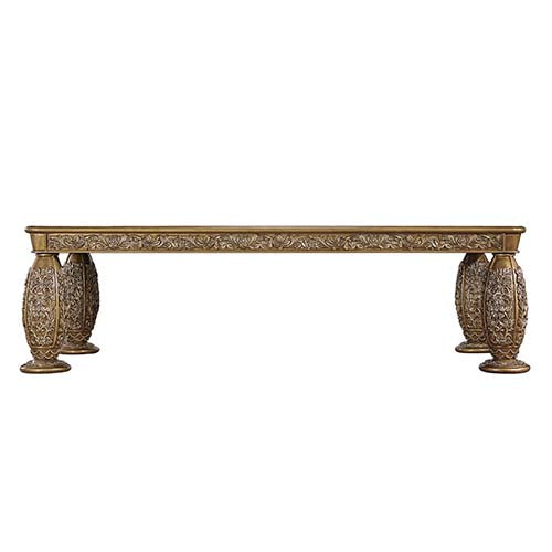 ACME Constantine Dining Table – side view – Lusso Furniture Miami