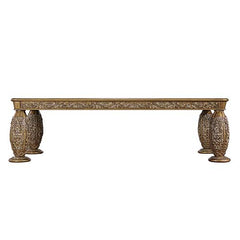 ACME Constantine Dining Table – side view – Lusso Furniture Miami